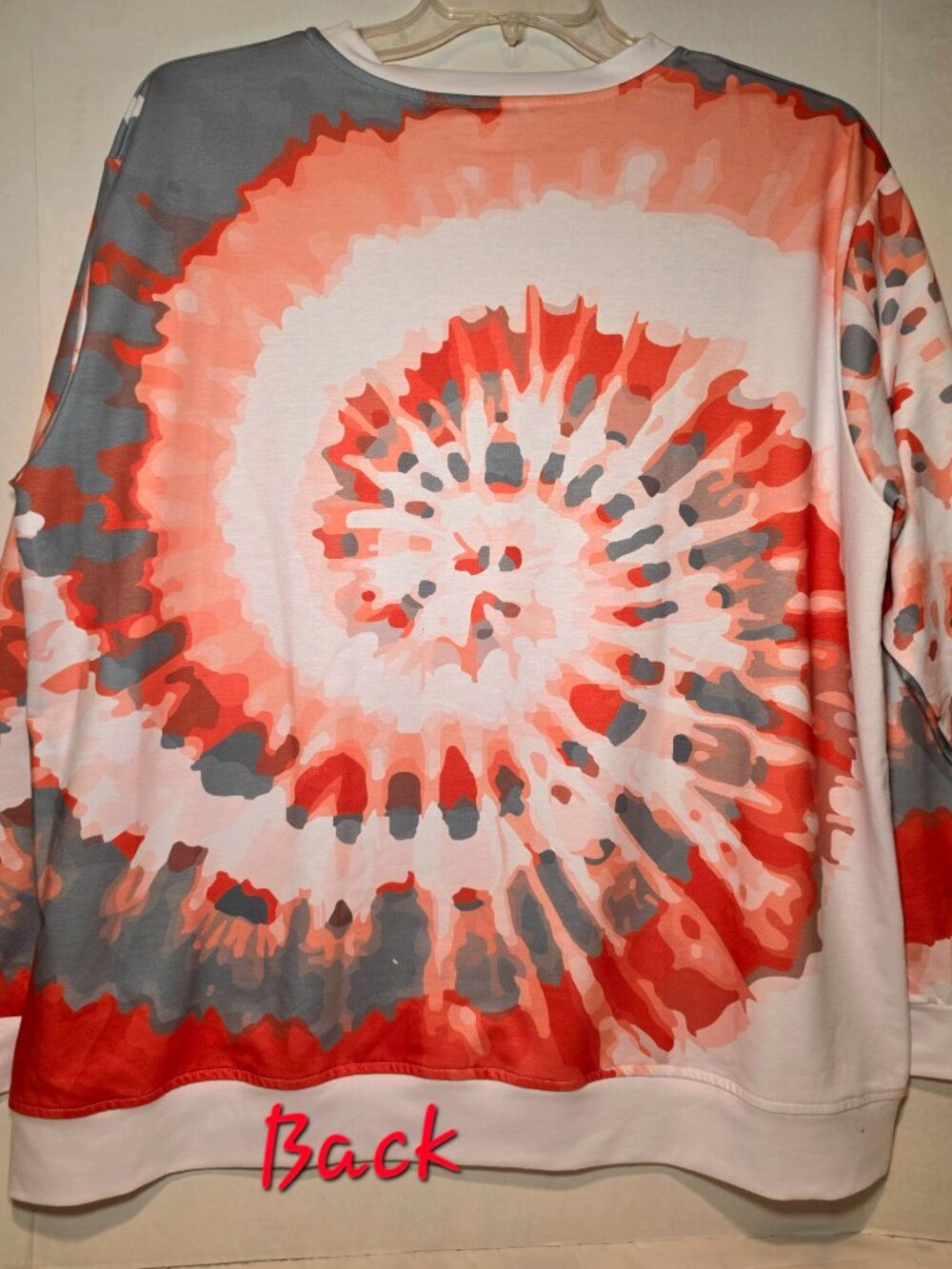 NWOT Pixie Lady Spiral tie-dye sweatshirt 2X - Picture 3 of 6